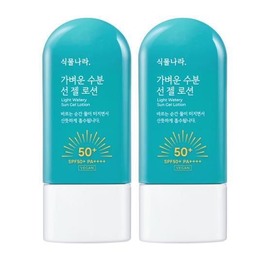 식물나라 가벼운 수분 선 젤 로션 기획 3종 택1(일반/보노보노/대용량)